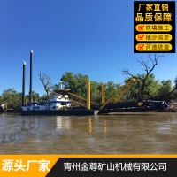 河道淘金船